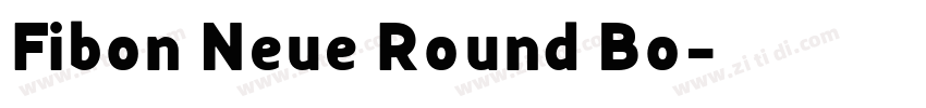 Fibon Neue Round Bo字体转换 Fibon Neue Round Bo字体转换